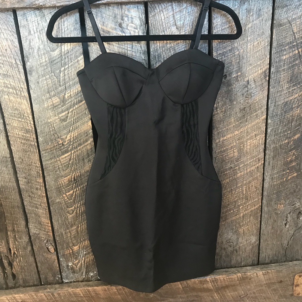Black Forever 21 Bodycon Cocktail Dress